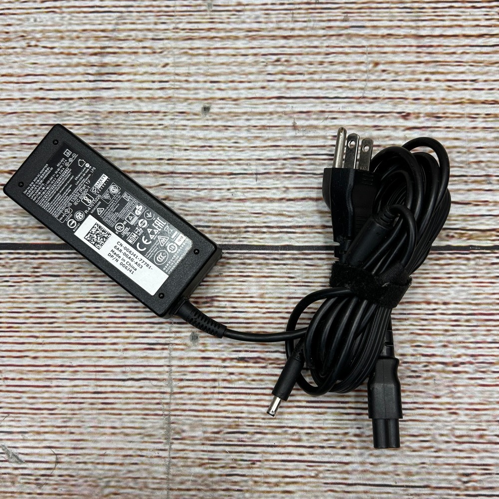 Dell Genuine 65W AC‎ Adapter Laptop Charger 19.5V 3.34A HA65NS5-00 0G6J41 Black
